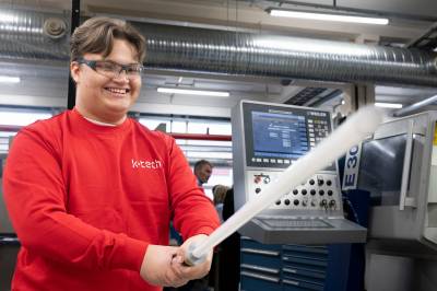 Yrkesfagboom: Sebastian (18) sikret jobb