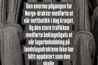 Enorm pågang: - Nettbutikken krasjet