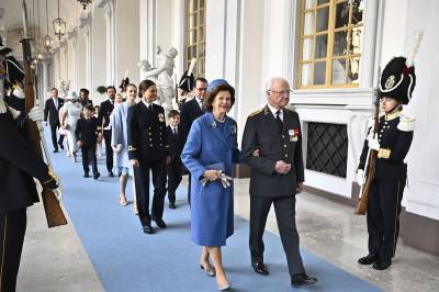 Gjestene strømmer til Kong Carl Gustafs 80-årsdag