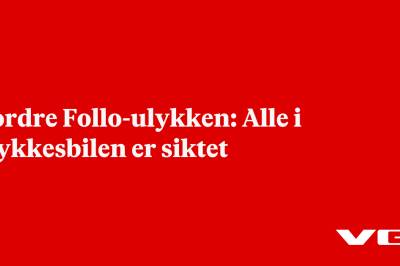 Nordre Follo-ulykken: Alle i ulykkesbilen er siktet