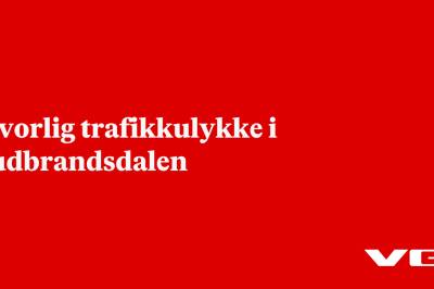 Alvorlig trafikkulykke i Gudbrandsdalen