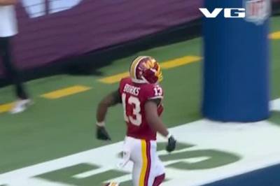 Touchdown: Burks, Commanders