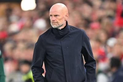 Ståle Solbakken møter pressen etter kampen mot Portugal