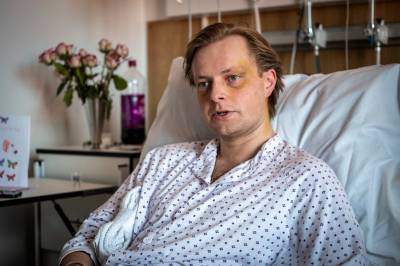 Kristoffer (26) ble banket bevisstløs: – Jeg våkner og roper om natta