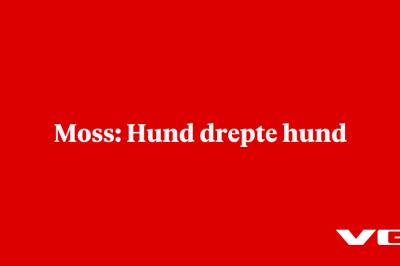 Moss: Hund drepte hund