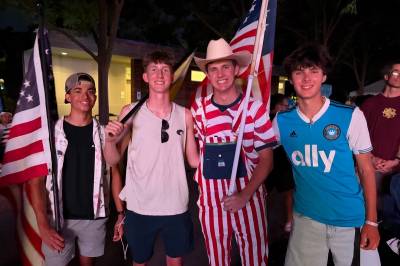 Amerikanerne hyllet heltene: – Veldig kult!
