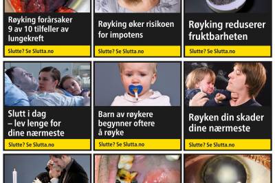 Nå kommer skrekkbildene til norske røykpakker