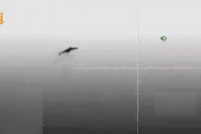 Norsk kamptårn skjøt ned russisk drone fra fjernstyrt sjødrone