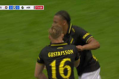 Gustafsson med scoring for AIK
