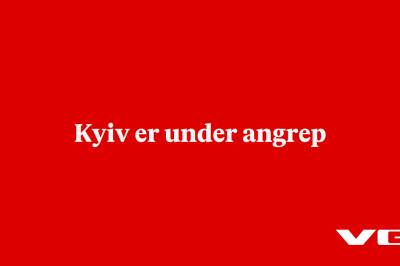 Kyiv er under angrep