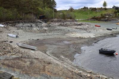 Hyttefolk stranda: – Aldri sett den så låg