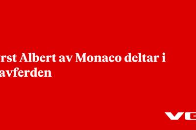 Fyrst Albert av Monaco deltar i gravferden