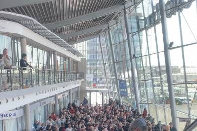 Kiel-ferga forsinket av billettkaos