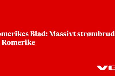 Romerikes Blad: Massivt strømbrudd på Romerike 