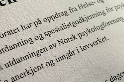 Helsedirektoratet vil frata Psykolog­foreningen spesialist­utdanningen