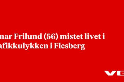 Omar Frilund (56) mistet livet i trafikkulykken i Flesberg