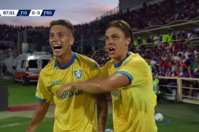 Antonio Raimondo med mål mot Fiorentina