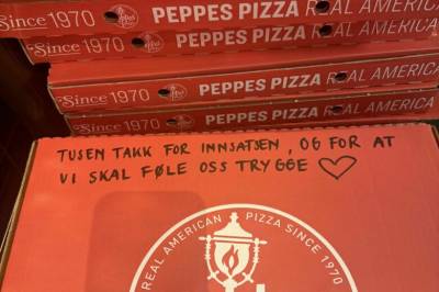 Fikk ordre på 300 pizzaer til kong Haralds gravferd