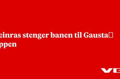Steinras stenger banen til Gausta­toppen