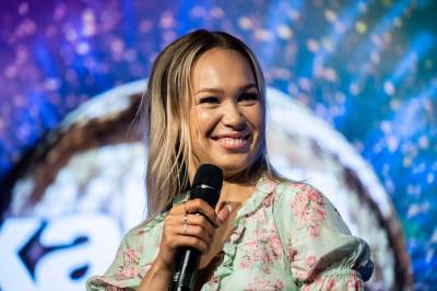 Agnete Saba (31) har født