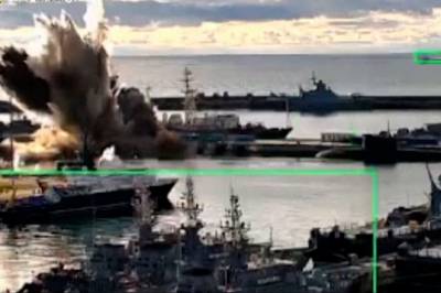 Ukraina sier de har sprengt russisk ubåt