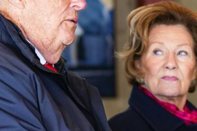 Kongeparet i sorg