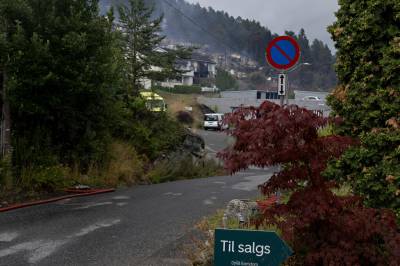 Boligen til salgs da brannen kom