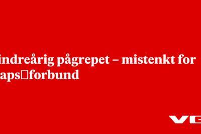 Mindreårig pågrepet – mistenkt for draps­forbund