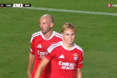 Aursens med scoring for Benfica