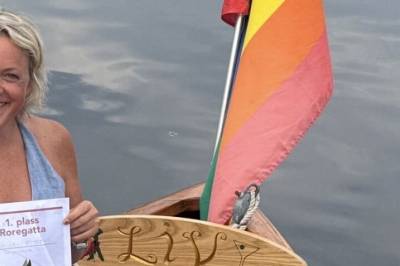 Ingri vant roregatta i Risør