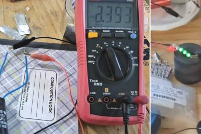 Hjemmelaget kjernebatteri – bygget med solceller og aluminiumstape