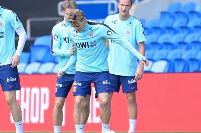 Ødegaard tilbake i trening: - Kan gå over raskt