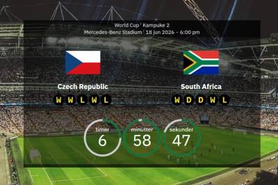 Tsjekkia mot Sør-Afrika: VM 2026-lagoppstillinger, statistikk og forhåndsomtale