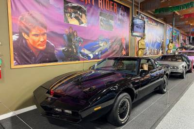 «Knight Rider»-bilen fikk fartsbot – har stått stille i mange år