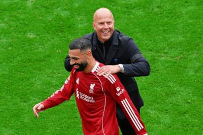 Slot sender «ballen» direkte over til Salah, mens Liverpool-stjernen poster nytt, dekkende bilde på sosiale medier