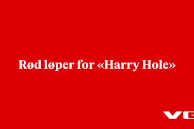 Rød løper for «Harry Hole»