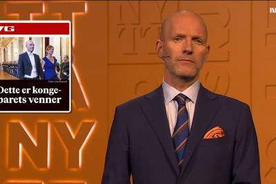 Her spøker Tufte Johansen med kongen