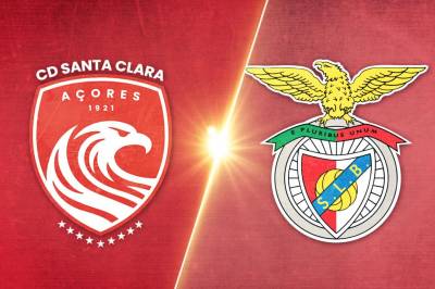 Se Santa Clara - Benfica på 25 minutter