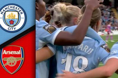 Se høydepunktene fra Manchester City - Arsenal