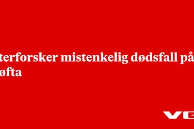 Etterforsker mistenkelig dødsfall på Kløfta