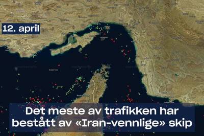 Se skipstrafikken etter blokaden: – Vanskelig for USA å håndheve