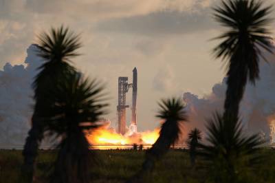 Gigantisk SpaceX-rakett i bane for første gang