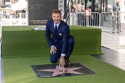 Beckham fikk stjerne på Walk of Fame