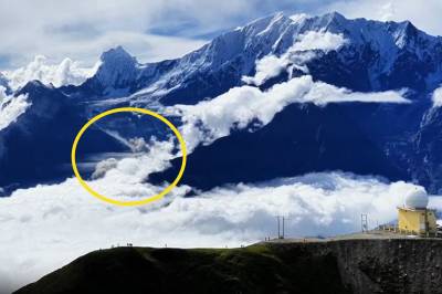 Var uvitende om at han filmet skredet som utløste katastrofeflom i Nepal og Tibet