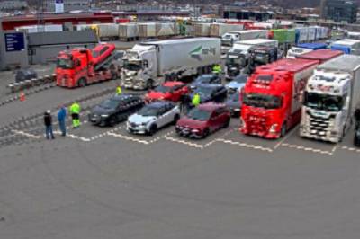 Bussbrann skaper kaos