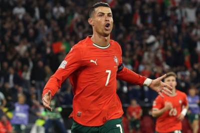 Portugal scorer 5 mål mot Usbekistan, og Cristiano Ronaldo «svarer» Messi med sine egne rekorder