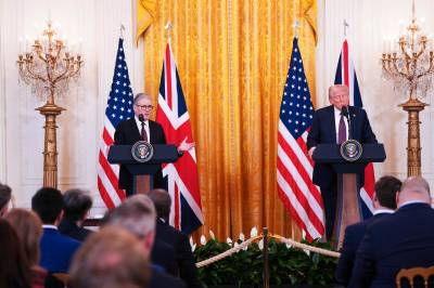 Starmer og Trump møter pressen