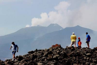 Amerikansk turist drept av lyn på Etna