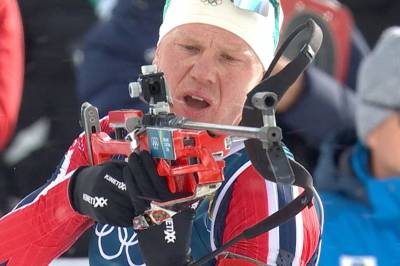 Her holder det på å gå galt for gullvinneren