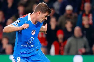 Alexander Sørloth med Champions League mål med Newcastle på tribunen